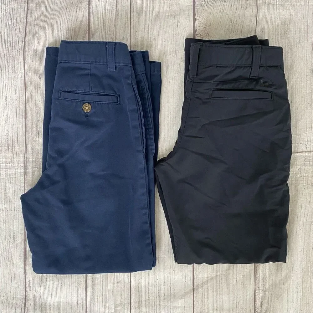 Under armour & dockers 2 bundle youth boys 10 uniform/casual pants bundle